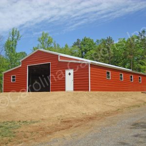 Red Equipment barn